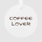 コーヒー好き オーナメント (裏面)