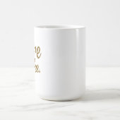 コーヒー好き - カフェイン中毒者 マグカップ ウェディングパーティー (中央)