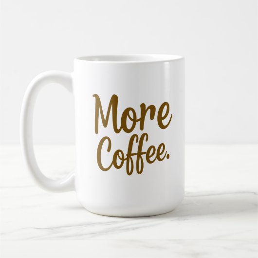 コーヒー好き - カフェイン中毒者 マグカップ ウェディングパーティー (左)