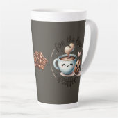 コーヒー好き カフェラテマグ (右アングル)