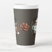 コーヒー好き カフェラテマグ (正面)