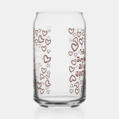 コーヒー好き ガラス缶 (左)