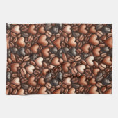コーヒー好き キッチンタオル (横)