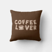 コーヒー好き クッション (裏面)