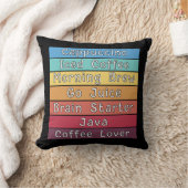 コーヒー好き クッション (ブランケット)