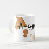 コーヒー好き コーヒーマグカップ (正面左)