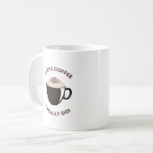 コーヒー好き コーヒーマグカップ (正面左)