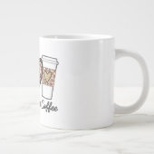 コーヒー好き ジャンボコーヒーマグカップ (右)
