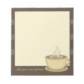 コーヒー好き ノートパッド (正面)