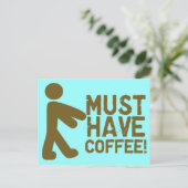 コーヒー好き ポストカード (スタンド正面)