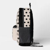 コーヒー好き マグのバックパックでハグ プリントバックパック (右)