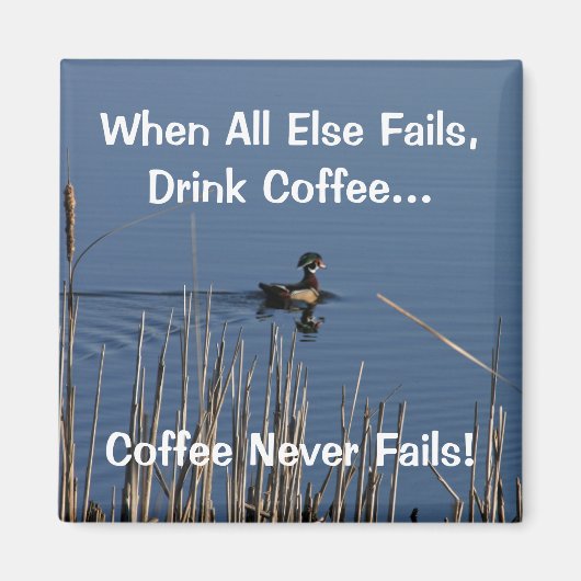 コーヒー好き マグネット (正面)