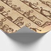 コーヒー好き ラッピングペーパー (角)