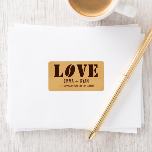 コーヒー好き ラベル (インサイチュ)