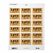 コーヒー好き ラベル (フルシート)