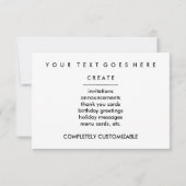 コーヒー好き 招待状 (裏面)