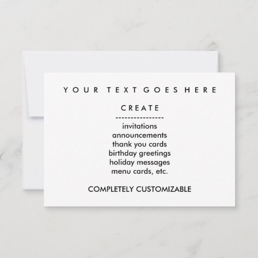 コーヒー好き 招待状 (裏面)