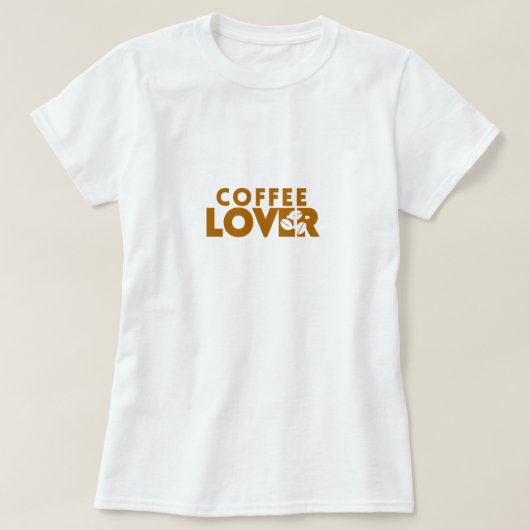 コーヒー好き Tシャツ (デザイン正面)
