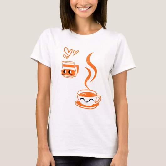 コーヒー好き Tシャツ (正面)