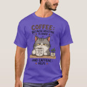 コーヒー好き Tシャツ (正面)