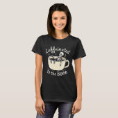 コーヒー好きBon Skeletonにおもしろいカフェインした Tシャツ (正面フル)
