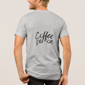 コーヒー好きTシャツ トライブレンドTシャツ (裏面)