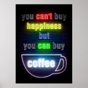 コーヒー好きYou can 買 Coffee ポスター