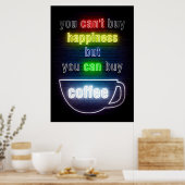コーヒー好きYou can 買 Coffee ポスター (キッチン)