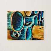 コーヒー好カラフルきの方へのコーヒーマグのプレゼント ジグソーパズル (横)