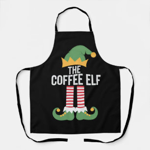 コーヒー妖精の家族おそろいクリスマスグループ エプロン