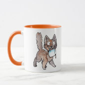 コーヒー子猫のマグ マグカップ (左)