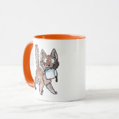 コーヒー子猫のマグ マグカップ (正面左)