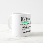 コーヒー存続のリスト コーヒーマグカップ (正面左)