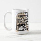 コーヒー学 コーヒーマグカップ (左)