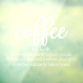 コーヒー定義ショップデコー ウィンドウサイン (シート3)