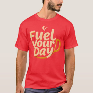 コーヒー家族で元気に一日をスタート Tシャツ