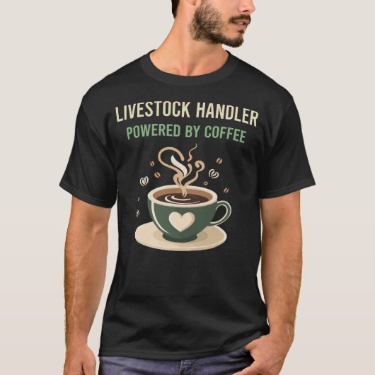 コーヒー家畜業者によって動く Tシャツ (正面)