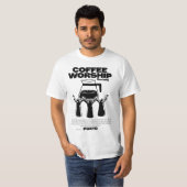 コーヒー崇拝 Tシャツ (正面フル)