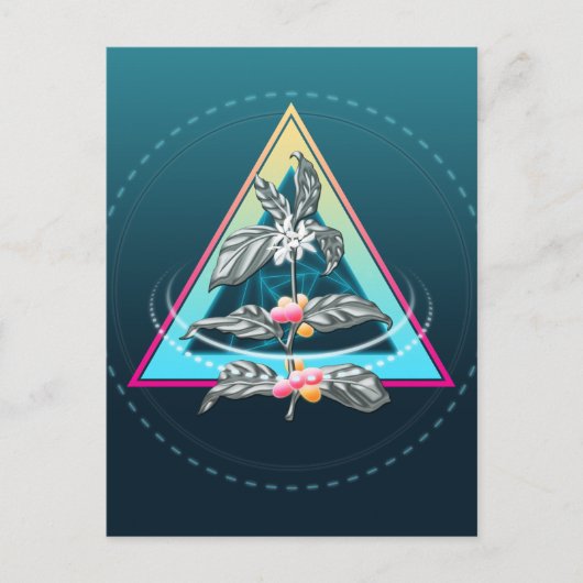 コーヒー工場コスモコ ポストカード (正面)