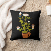 コーヒー工場 クッション (ブランケット)