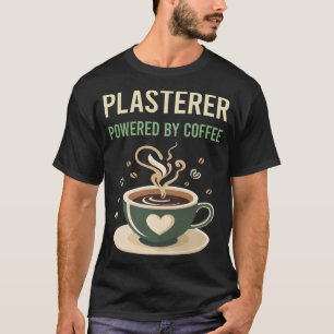 コーヒー左官によって動く Tシャツ