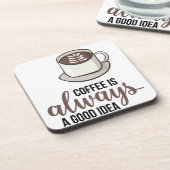 コーヒー常時グッドアイディア コースター (左側)
