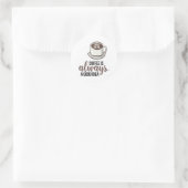 コーヒー常時グッドアイディア ラウンドシール (バッグ)