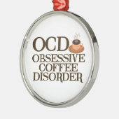 コーヒー常習者 メタルオーナメント (左)