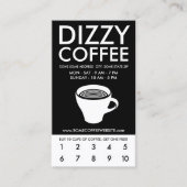 コーヒー常連客プログラム ロイヤリティカード (正面)