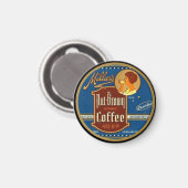 コーヒー広告磁石 マグネット (正面/裏面)