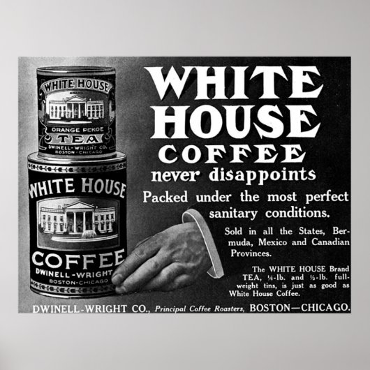 コーヒー広告 ポスター (正面)