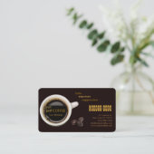 コーヒー店の名刺 名刺 (スタンド正面)