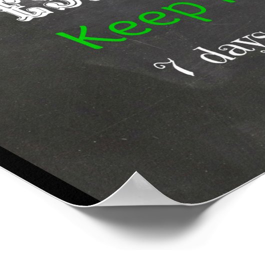 コーヒー引用文が生きる ポスター (角)