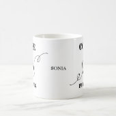 コーヒー引用文オンコーヒーマグ コーヒーマグカップ (中央)